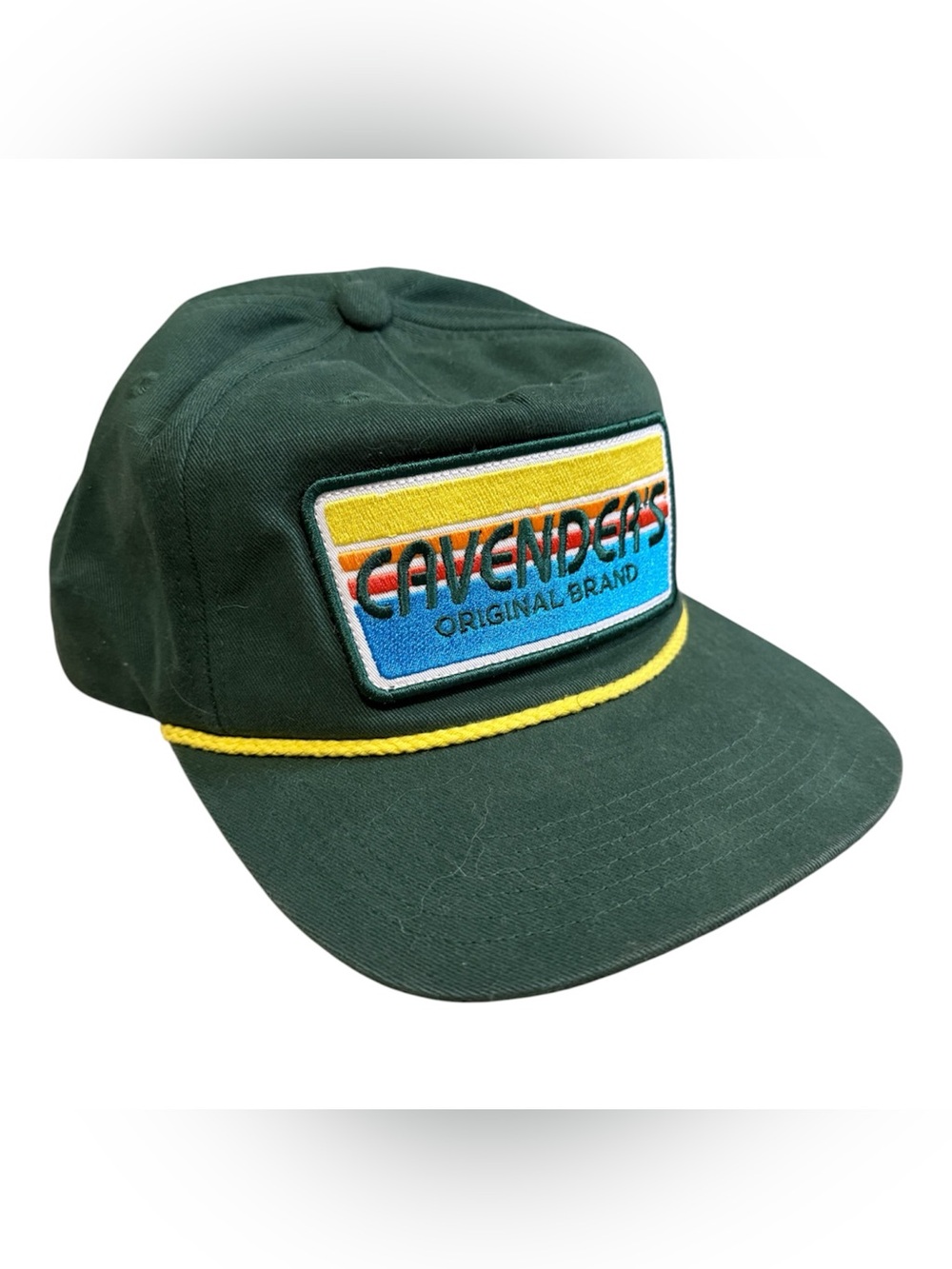 Vintage Cavenders Boot City Green Snapback Hat Cap Western Outfitter